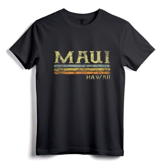 Vintage Maui Hawaii Geschenk Souvenir T-Shirt - Retro Classic Fit T-Shirt für Männer und Frauen