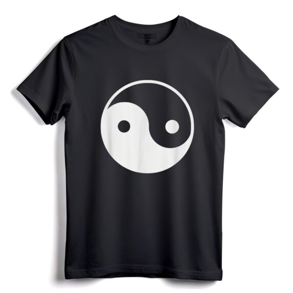 Yin Yang T-Shirt - Meditations- und Buddhismus-Symbol-T-Shirt für spirituelles Gleichgewicht und Harmonie