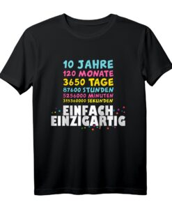 10. Geburtstag Mädchen & Junge Geschenk - T-Shirt für 10 Jahre alte Kinder, perfekte Überraschung & Deko für den Kindergeburtstag