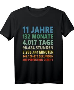 11. Geburtstag T-Shirt  Lustiges Geschenk für Jungen und Mädchen zum 11. Geburtstag