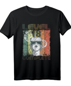 18. Geburtstag Jungen Männer Gaming T-Shirt  Perfektes Geschenk für 18-Jährige, Ideal für Geburtstagsfeiern & Erinnerungen