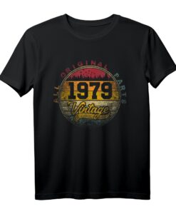 1979 Vintage Retro 43. Geburtstag Geschenk - Lustiges T-Shirt für Männer und Frauen, Vintage Style für Familienfeiern & Partys
