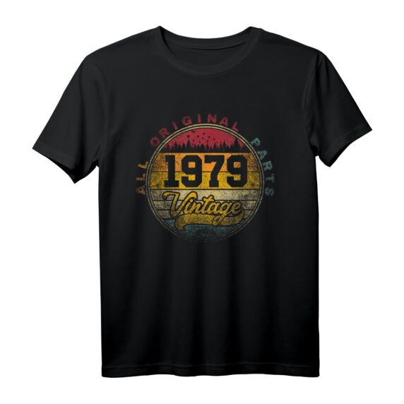 1979 Vintage Retro 43. Geburtstag Geschenk - Lustiges T-Shirt für Männer und Frauen, Vintage Style für Familienfeiern & Partys