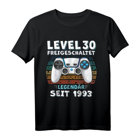 1993 Geburtstag Mann 30 Jahre Deko Lustig T-Shirt - Perfekte Geschenkidee & Partydekoration für den 30. Geburtstag