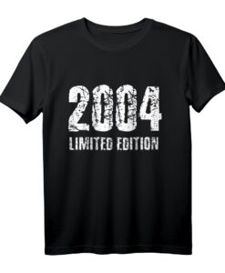 2004 Limited Edition 19 Jahre Geburtstag Junge T-Shirt  Lustiges Design für die Geburtstagsfeier, Party und Geschenk für Teenager