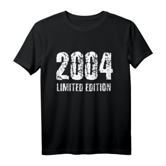 2004 Limited Edition 19 Jahre Geburtstag Junge T-Shirt  Lustiges Design für die Geburtstagsfeier, Party und Geschenk für Teenager