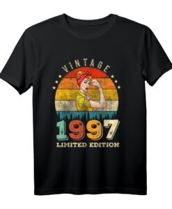 26. Geburtstag 1997 Limited Edition Vintage Frauen T-Shirt  Lustiges Retro Geburtstagsgeschenk für Familie & Freunde
