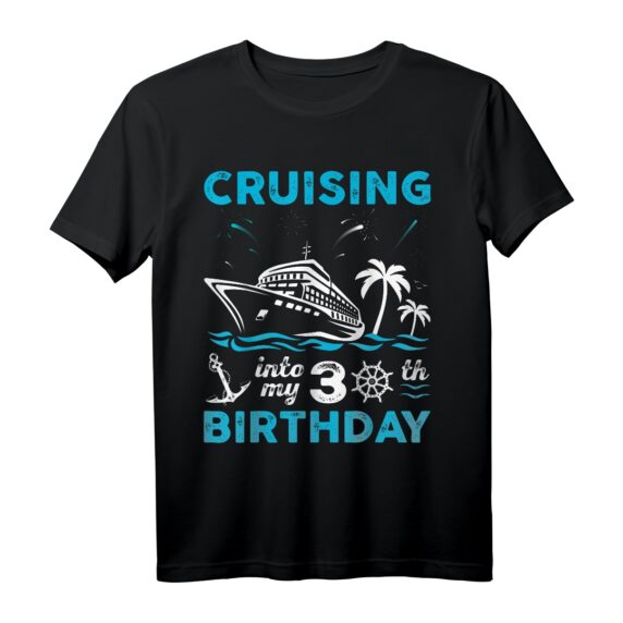 30 Jahre Geburtstag Kreuzfahrt T-Shirt  Maritimes Feieroutfit für Kreuzfahrtliebhaber und unvergessliche Geburtstagsmomente auf See