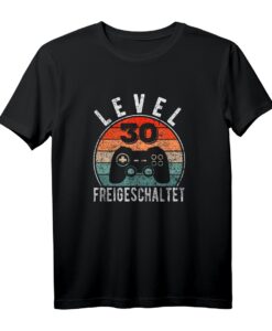 30er Geburtstag Mann Level 30 freigeschaltet - Lustiges Gaming T-Shirt für den 30. Geburtstag