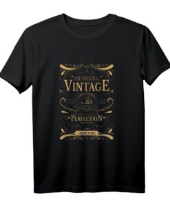 35. Geburtstag Hemd für Onkel, Tante, Mann & Frau - Personalisierte Geschenkidee zum 35. Geburtstag für Erwachsene