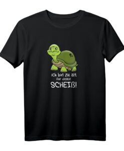 40 Geburtstag! Rentner T-Shirt mit Schildkröten-Design & Spruch - Lustiges Geschenk für Rentner, Läufer & Partymuffel