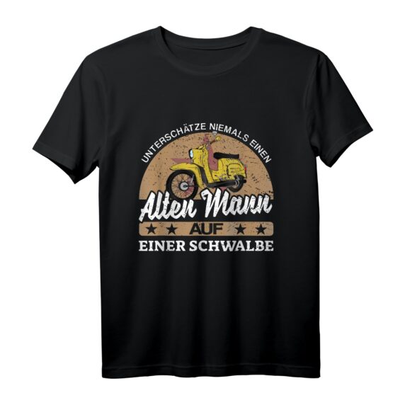 40 Geburtstag T-Shirt für Mofafahrer & Mopedliebhaber  Lustiges DDR-Nostalgie Shirt für Ostdeutsche Zweitakter Fans