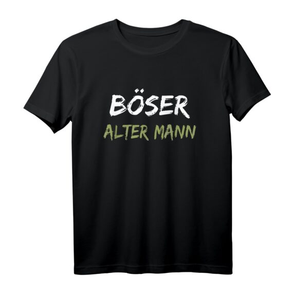 40. Geburtstag T-Shirt für Opas - Böser alter Mann mit Sarkasmus, Motorclub & Biker Design