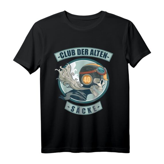 40 Jahre 40. Geburtstag Legendär Club der alten Säcke T-Shirt  Vintage Biker Look für den runden Geburtstag eines Mannes