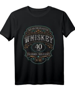 40 Jahre Ich bin wie guter Whiskey Whisky T-Shirt  Lustiges Retro Motiv für Whiskeyliebhaber zum 40. Geburtstag