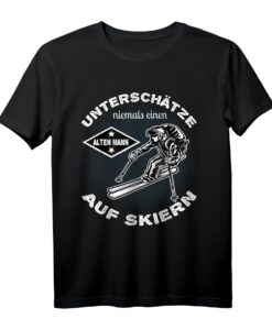 40Geburtstag Skifahrer T-Shirt mit lustigem Spruch  Perfektes Geschenk für Skiurlaub-Fans, Väter und Opas