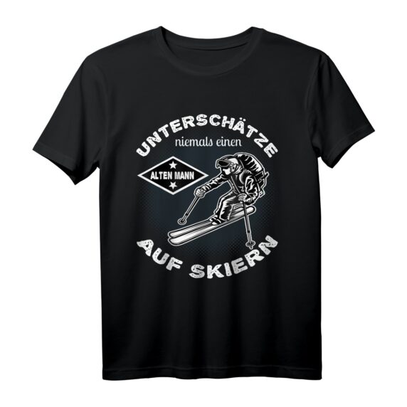 40Geburtstag Skifahrer T-Shirt mit lustigem Spruch  Perfektes Geschenk für Skiurlaub-Fans, Väter und Opas