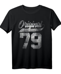 44. Geburtstag T-Shirt für Männer & Frauen - Vintage Jahrgang 1979 Geschenkidee für Damen, Herren, Mädchen und Jungen