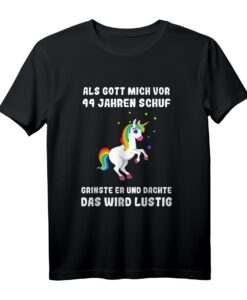 44 Jahre Als Gott mich vor 44 Jahren schuf lustiges Geburtstag T-Shirt  Perfektes Geschenk für Mann und Frau zum 44. Geburtstag