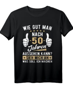 50. Geburtstag T-Shirt für Frauen und Männer  Perfektes Geschenk zum 50. Jubiläum & für die Geburtstagsparty