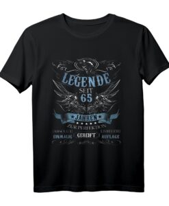 65. Geburtstag T-Shirt für Frauen und Männer  Lustiges Outfit für die Geburtstagsfeier & unvergessliches Geschenk