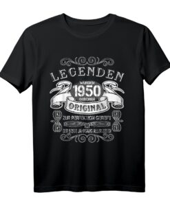 71. Geburtstag Geschenk - Vintage T-Shirt für Jahrgang 1950, perfekte Dekoration & Outfit für Damen und Herren