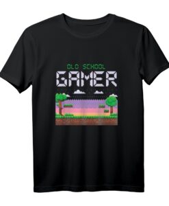Alt-Schule Retro-Spieler Geek Pixel Video Gaming Console Fan T-Shirt  Perfektes Geschenk für Gaming-Fans und Familienmitglieder zu Weihnachten, Geburtstag oder Jubiläum
