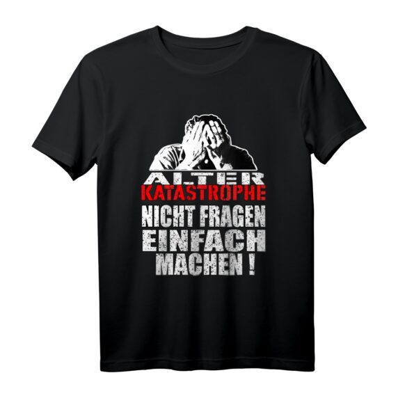 Alter Katastrophe Nicht fragen einfach machen Vintage Sweatshirt mit Spruch  Lustiges Geschenk für Truckfahrer, Mechaniker & Handwerker