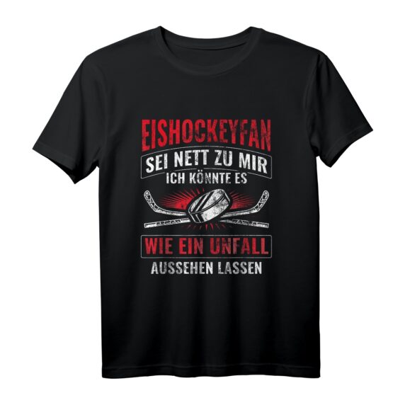 Alter Mann beim Eishockey - Rentner Eishockey T-Shirt mit Spruch für Eishockeyspieler & Fans