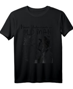 Alter Mann mit einer Mundharmonika Lustiges Instrument T-Shirt  Perfektes Geschenk für Musiker, Opa & Papa zu Vatertag & besonderen Anlässen