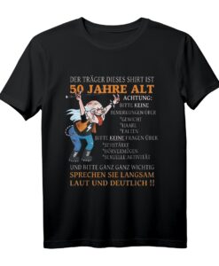 Alter Sack Der Träger ist 50. Geburtstag Ü50er T-Shirt für Frauen & Männer  Lustiges Geschenk für Überraschungsparty & Jubiläum ab 50