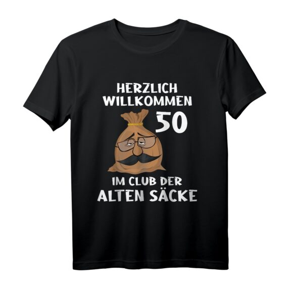 Alter Sack Geburtstag Mann T-Shirt - Lustiges 50. Club der alten Säcke Outfit für den runden Geburtstag