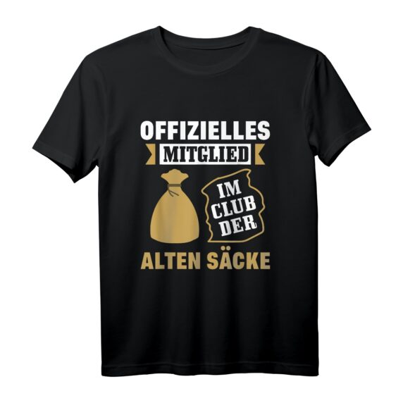 Alter Sack Geburtstag Opa Rentner Club der alten Säcke T-Shirt  Lustiges Geschenk für Opa, Rentner und Kollegen
