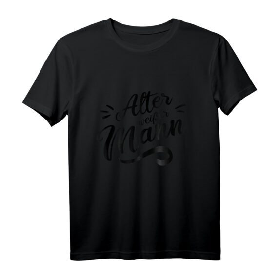 Alter weißer Mann T-Shirt - Lustiges Geschenk für Papa, Opa, Erfinder & Weltenbummler