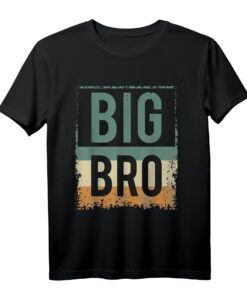 Big Bro - Älterer Bruder T-Shirt | Perfektes Geschenk für große Brüder zu Weihnachten, Geburtstag & als Partnerlook