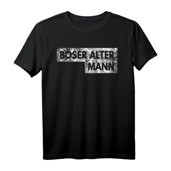 Böser Alter Mann Lustiges Sarkasmus Herren T-Shirt  Originelles Geschenk für Papa, Opa und Freunde zu Feiern