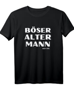 Böser Alter Mann Papa Opa Totenkopf Skull Vintage Spruch T-Shirt  Lustiges, Sarkastisches Design für Männer, Opas & Vatertag Geschenk
