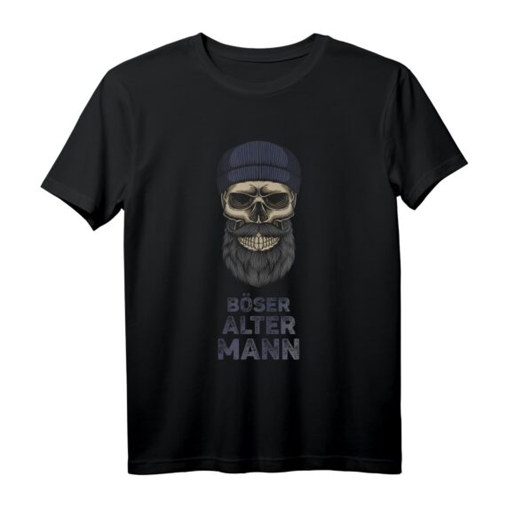 Böser alter Mann Spruch lustig Opa Geschenk T-Shirt  Humorvolles Männergeschenk für Geburtstag, Weihnachten & besondere Anlässe