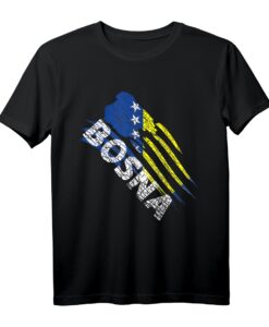 Bosnien Flagge - Krallen Used Look T-Shirt für Bosnier, Fans & Freunde  Perfektes Geschenk zum Vatertag & Geburtstag