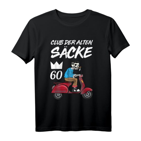 Club der alten Säcke 60 Geburtstag T-Shirt  Lustiges Geschenk für die sechzigste Geburtstagsfeier, ideal für Vater, Onkel und Freunde