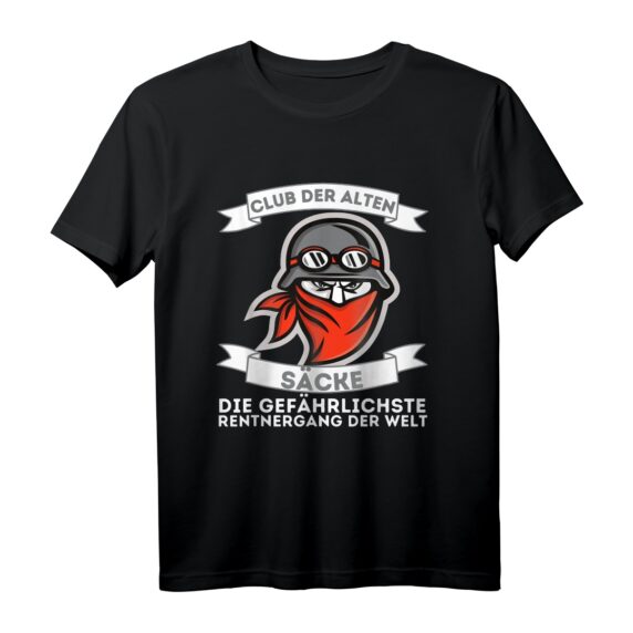 Club der alten Säcke - Motorrad Biker T-Shirt als Geschenk für Motorradfahrer zum Geburtstag oder Weihnachten