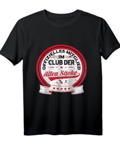 Club der alten Säcke Mann Geburtstag T-Shirt - Witziges Geschenk für Männer jeden Alters ab 18, 30, 40, 50, 60, 70, 80, 90 oder 100 Jahre