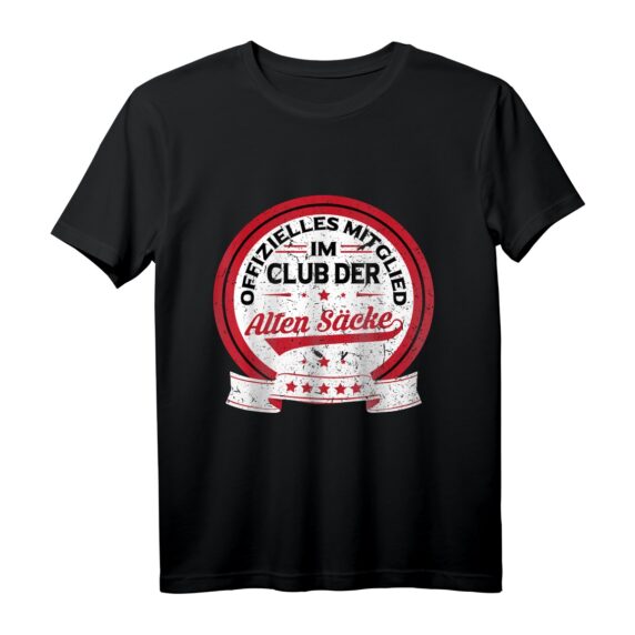 Club der alten Säcke Mann Geburtstag T-Shirt - Witziges Geschenk für Männer jeden Alters ab 18, 30, 40, 50, 60, 70, 80, 90 oder 100 Jahre