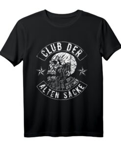 Club der alten Säcke Männer Motorrad T-Shirt  Lustiges Geburtstagsgeschenk für Papa, Opa & Onkel im Biker Look
