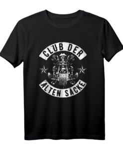 Club der alten Säcke Männer Motorrad T-Shirt  Lustiges Geburtstagsgeschenk für Papa, Opa & Onkel zum 30., 40., 50., 60., 70. oder 80. Geburtstag
