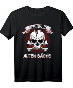 Club der alten Säcke T-Shirt  Lustiges Motorrad Geschenk für Opa, Rentner, Vater & Ehemann mit sarkastischem Spruch
