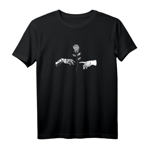 Creation Rose Grunge Aesthetic Clothes Punk Alt Gothic Goth T-Shirt  90s Emo & Goth Fashion für Damen und Herren