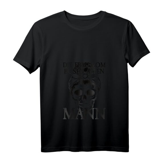 Damen Böser Alter Mann T-Shirt mit V-Ausschnitt  Lustiges Partnerlook Geschenk für Frauen zum Geburtstag, Weihnachten & Jahrestag