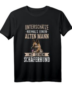 Deutscher Schäferhund Hund Spruch T-Shirt - Perfektes Geschenk für Hundehalter zu Weihnachten, Geburtstag, Muttertag & Vatertag