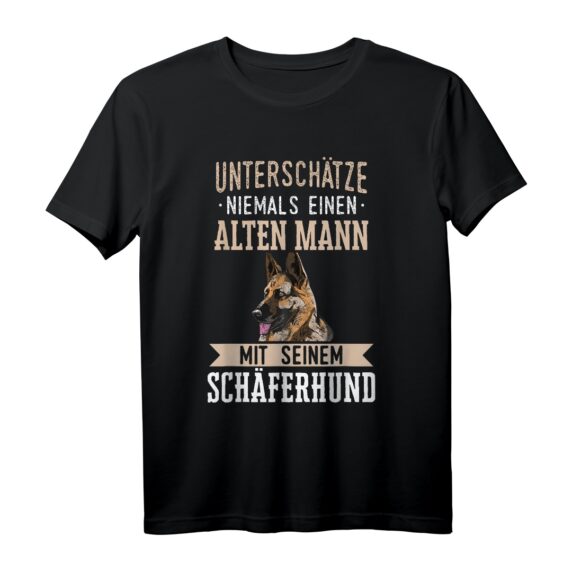 Deutscher Schäferhund Hund Spruch T-Shirt - Perfektes Geschenk für Hundehalter zu Weihnachten, Geburtstag, Muttertag & Vatertag